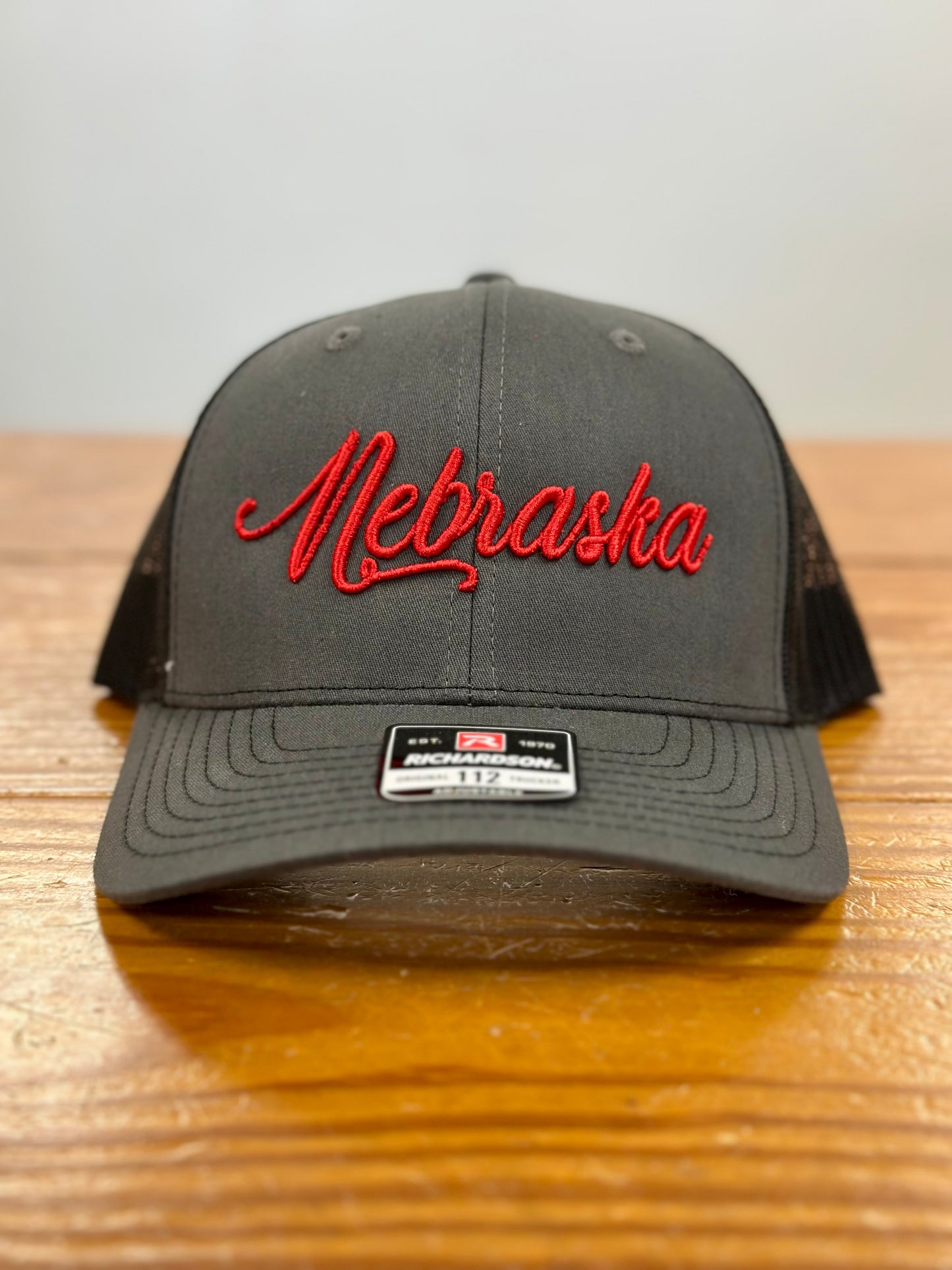 Script Nebraska 3D Puff Trucker Hat