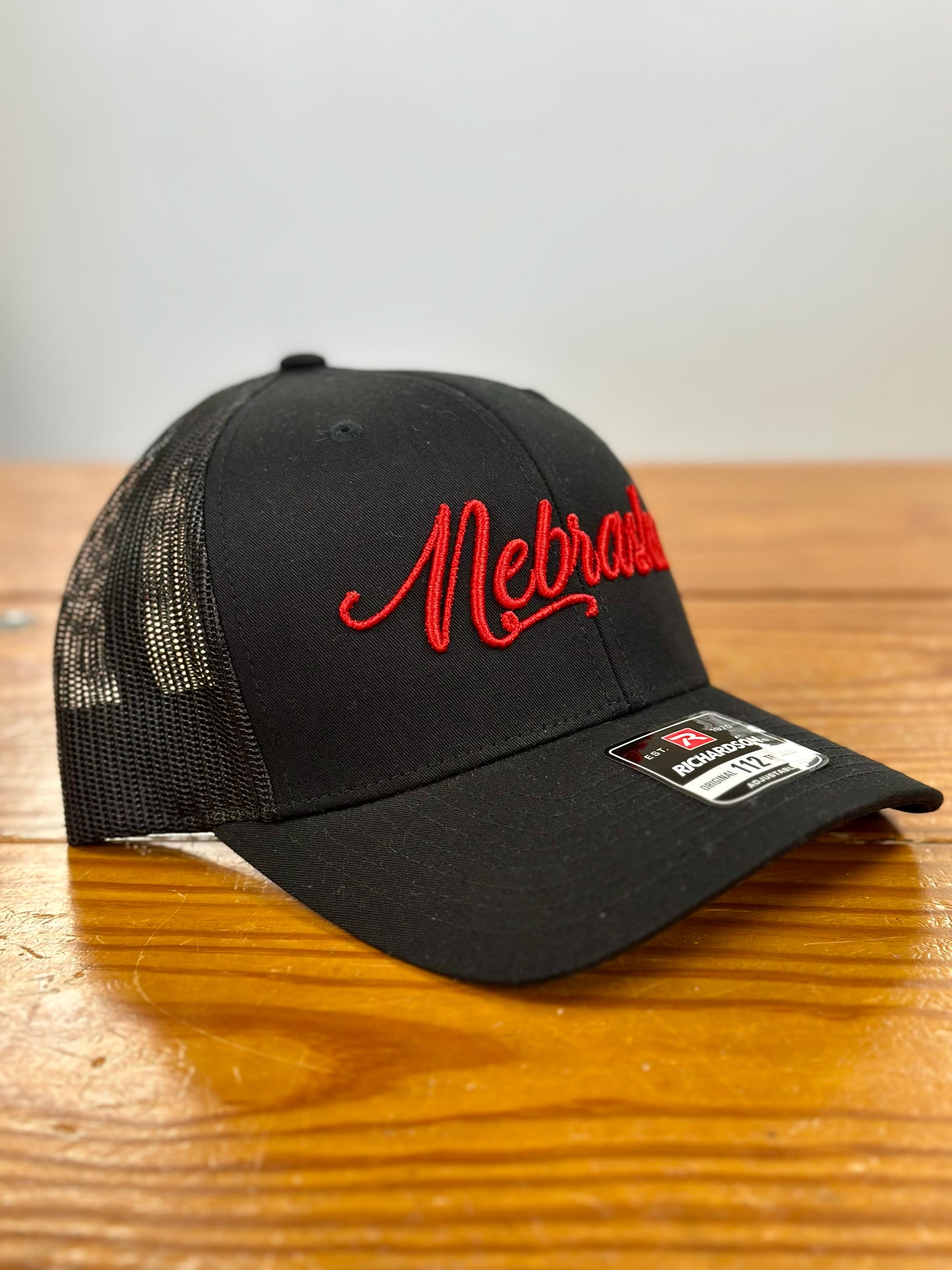 Script Nebraska 3D Puff Trucker Hat