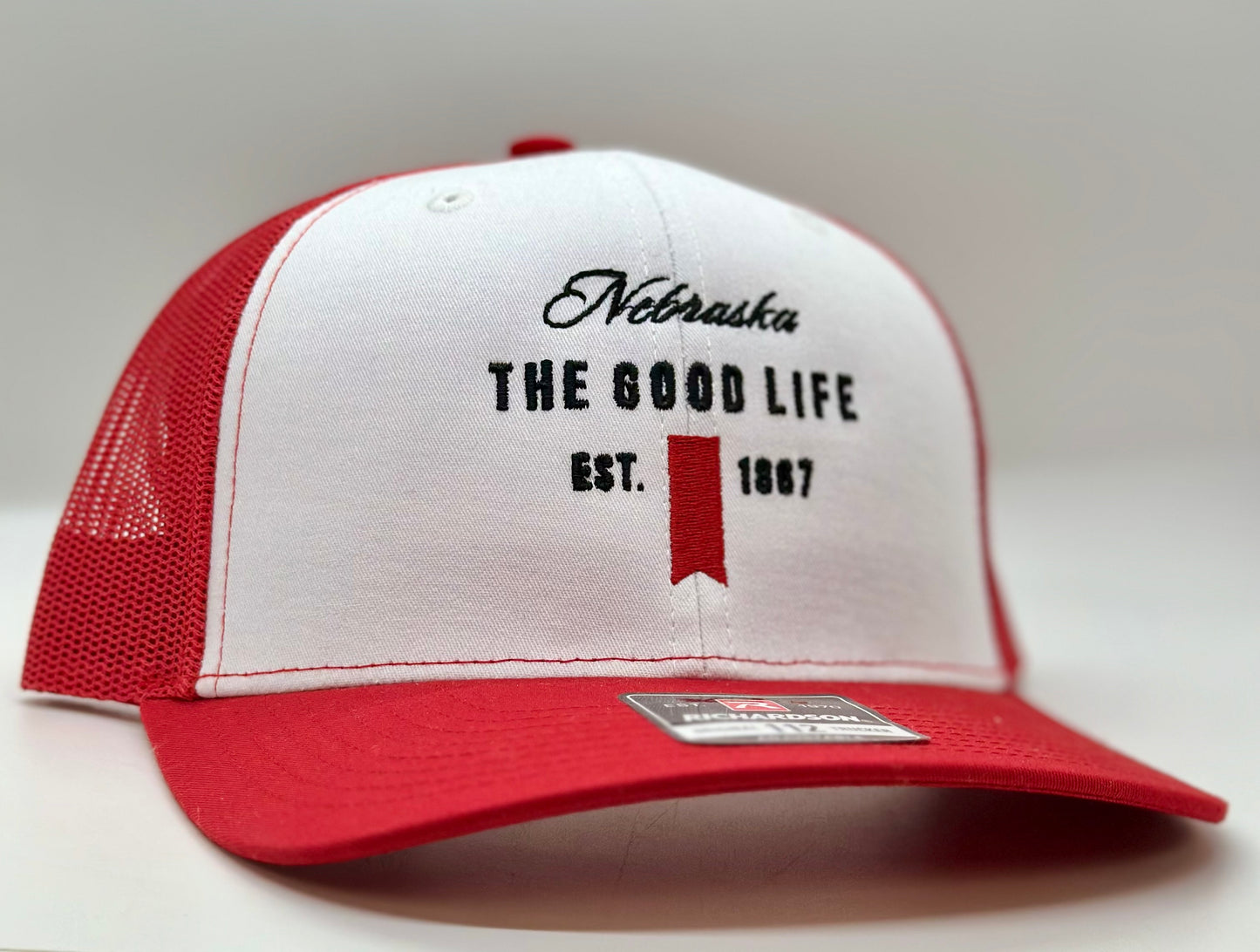 Nebraska Mich Ultra Good Life Trucker Hat