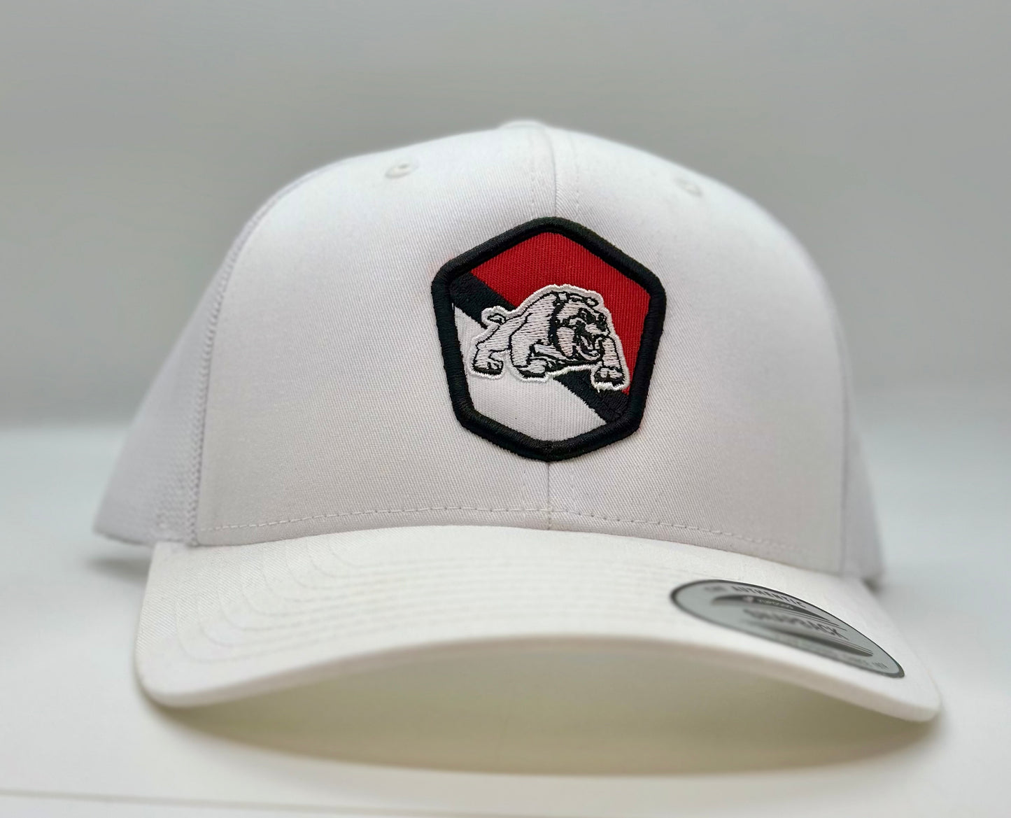 Auburn Bulldog Shield Patch Trucker Hat