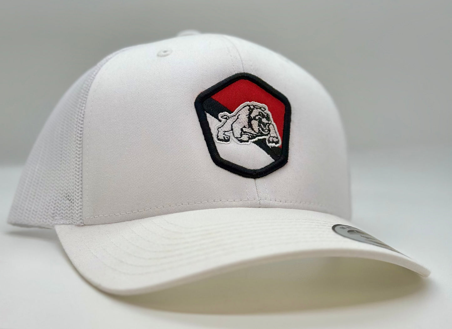 Auburn Bulldog Shield Patch Trucker Hat