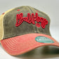 Bulldogs Script Outline 3D Puff Pigmented Unstructured Hat