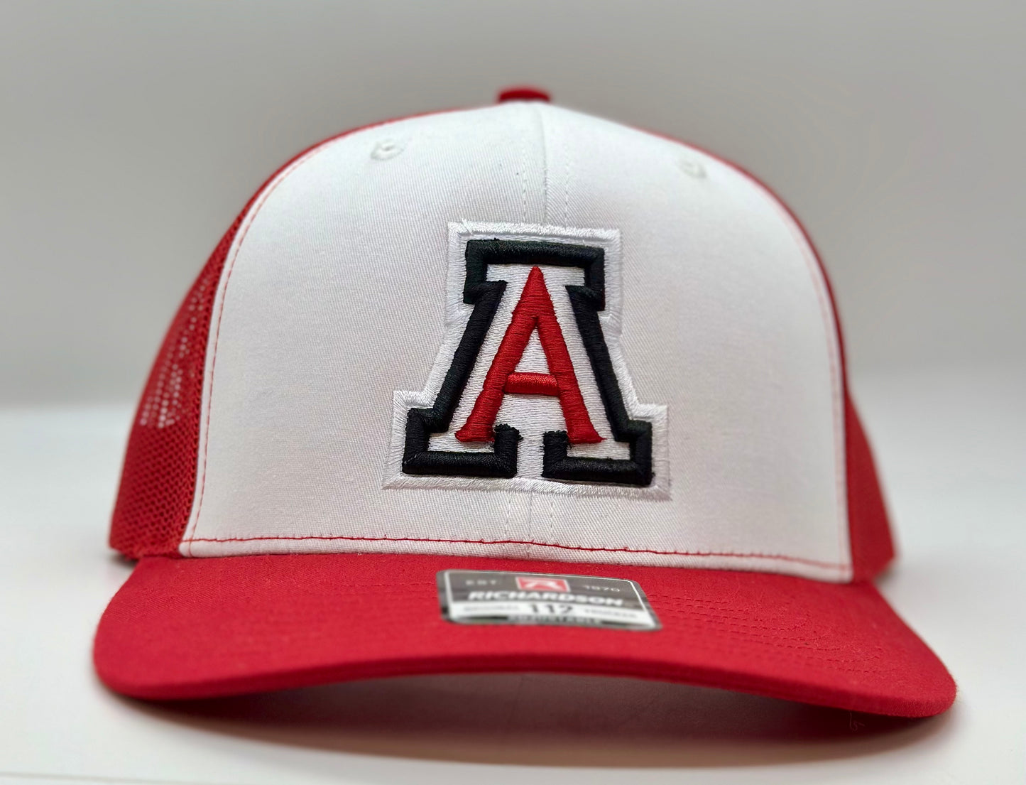 3 Color Auburn A Puff Trucker Hat