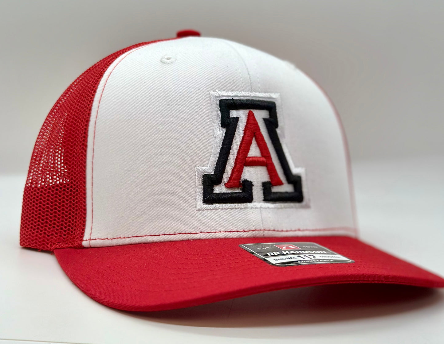 3 Color Auburn A Puff Trucker Hat