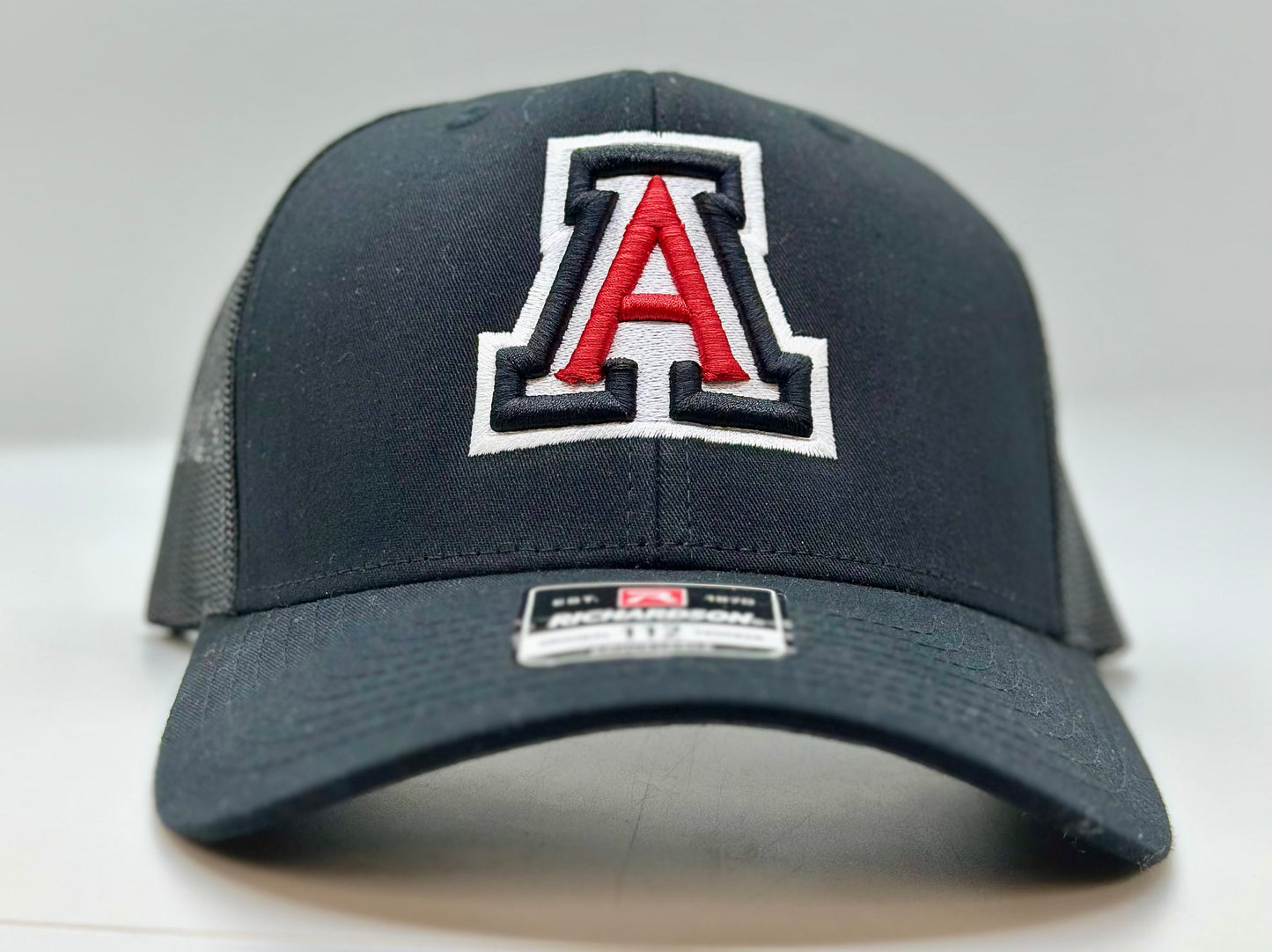 3 Color Auburn A Puff Trucker Hat