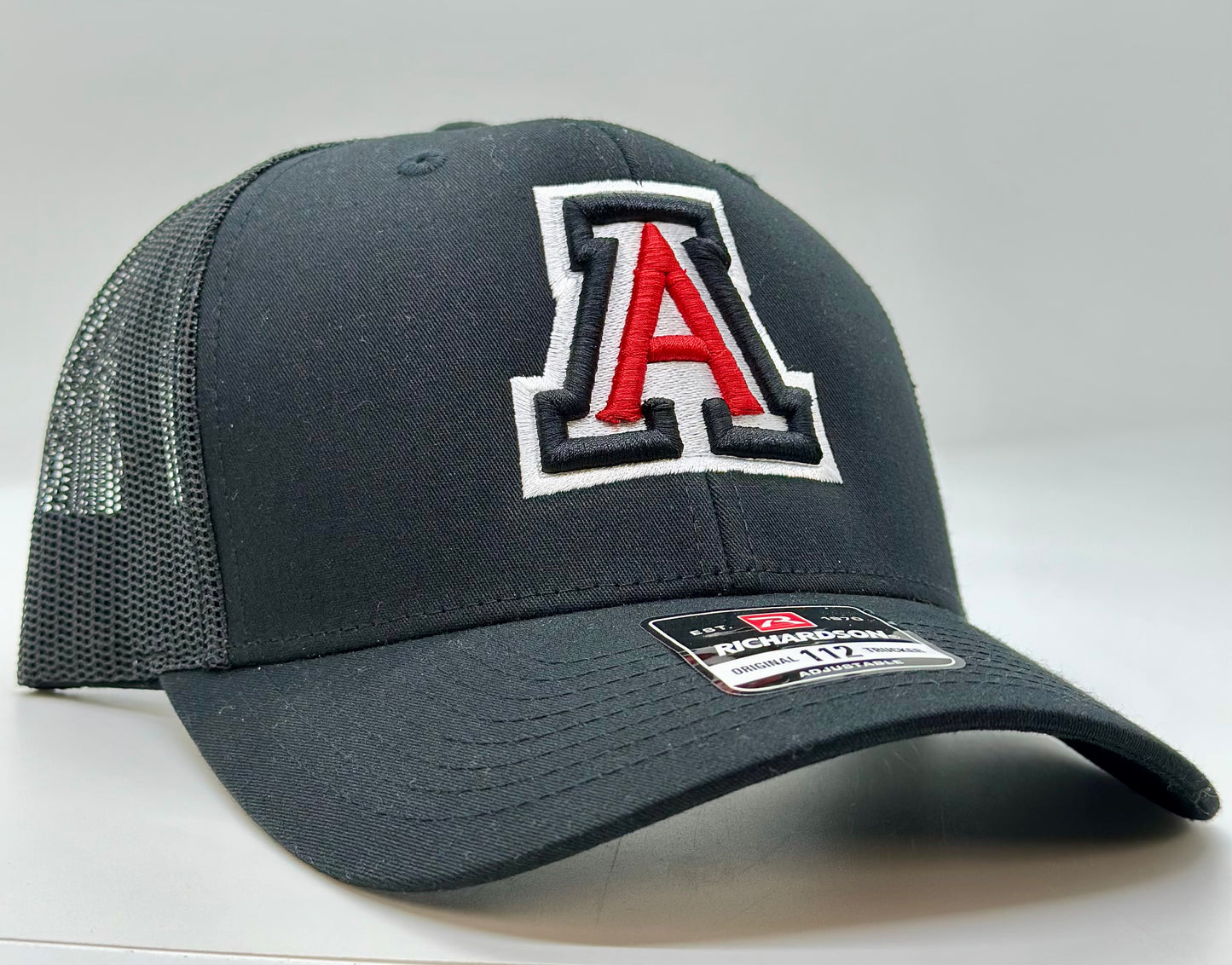 3 Color Auburn A Puff Trucker Hat