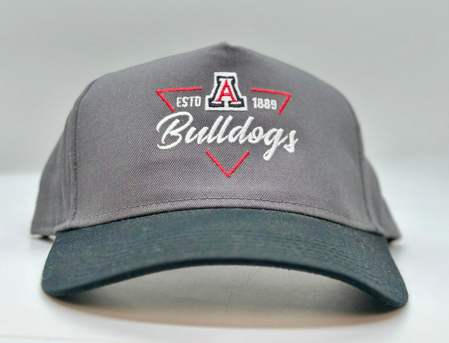 Auburn Bulldogs Triangle Design Five Panel Trucker Hat