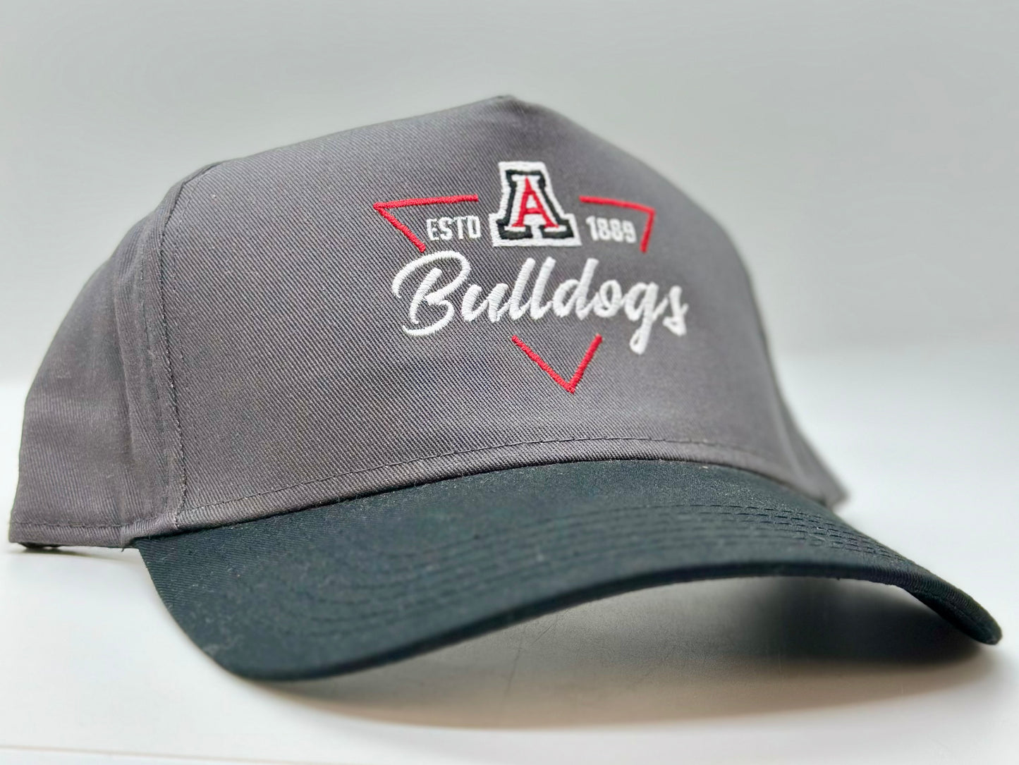 Auburn Bulldogs Triangle Design Five Panel Trucker Hat