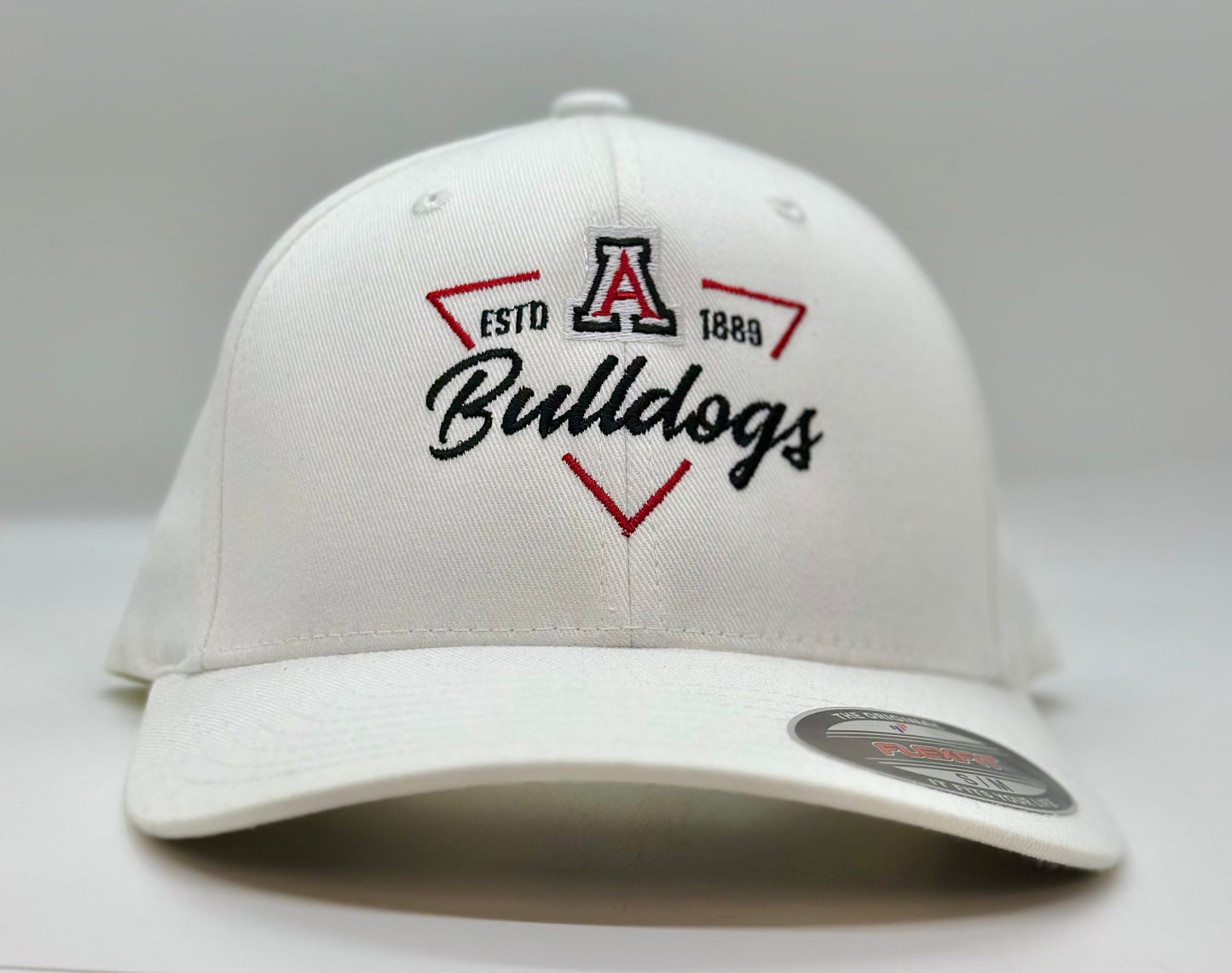 Auburn Bulldogs Triangle Design S/M Fitted Hat