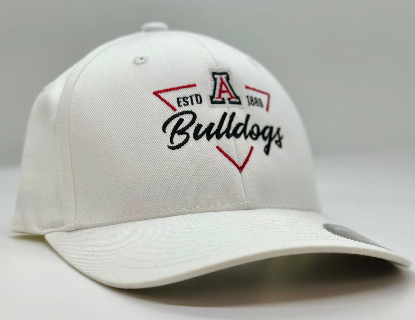 Auburn Bulldogs Triangle Design S/M Fitted Hat