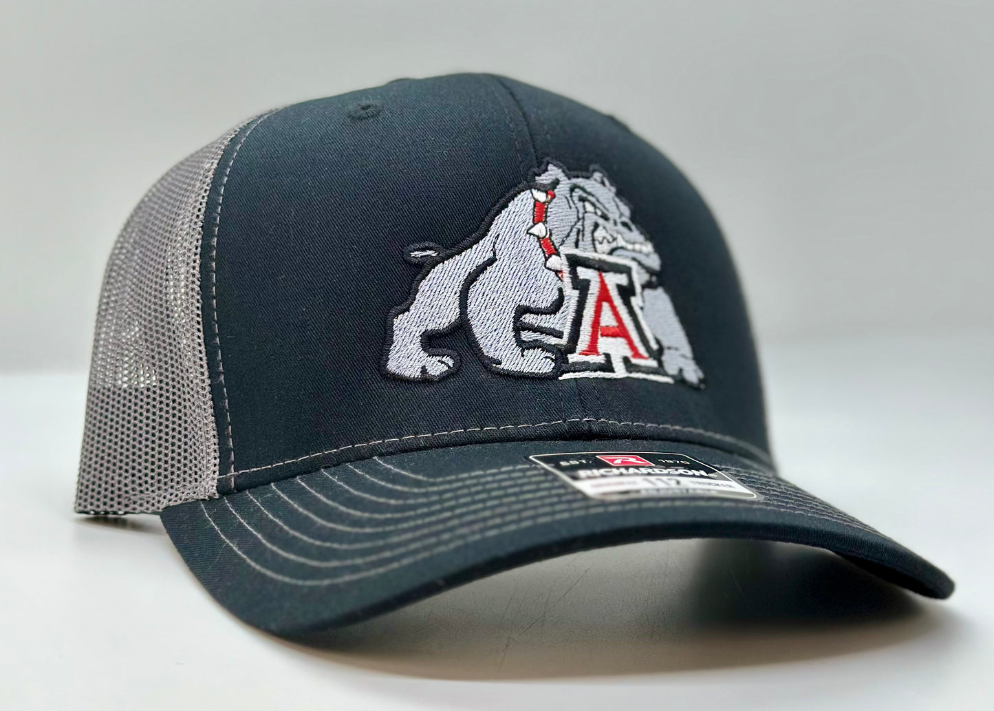 Auburn Bulldog with A Trucker Hat