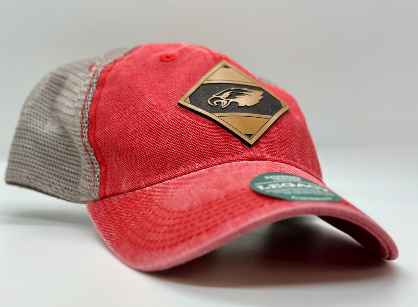 Eagles Diamond Leather Patch Unstructured Hat