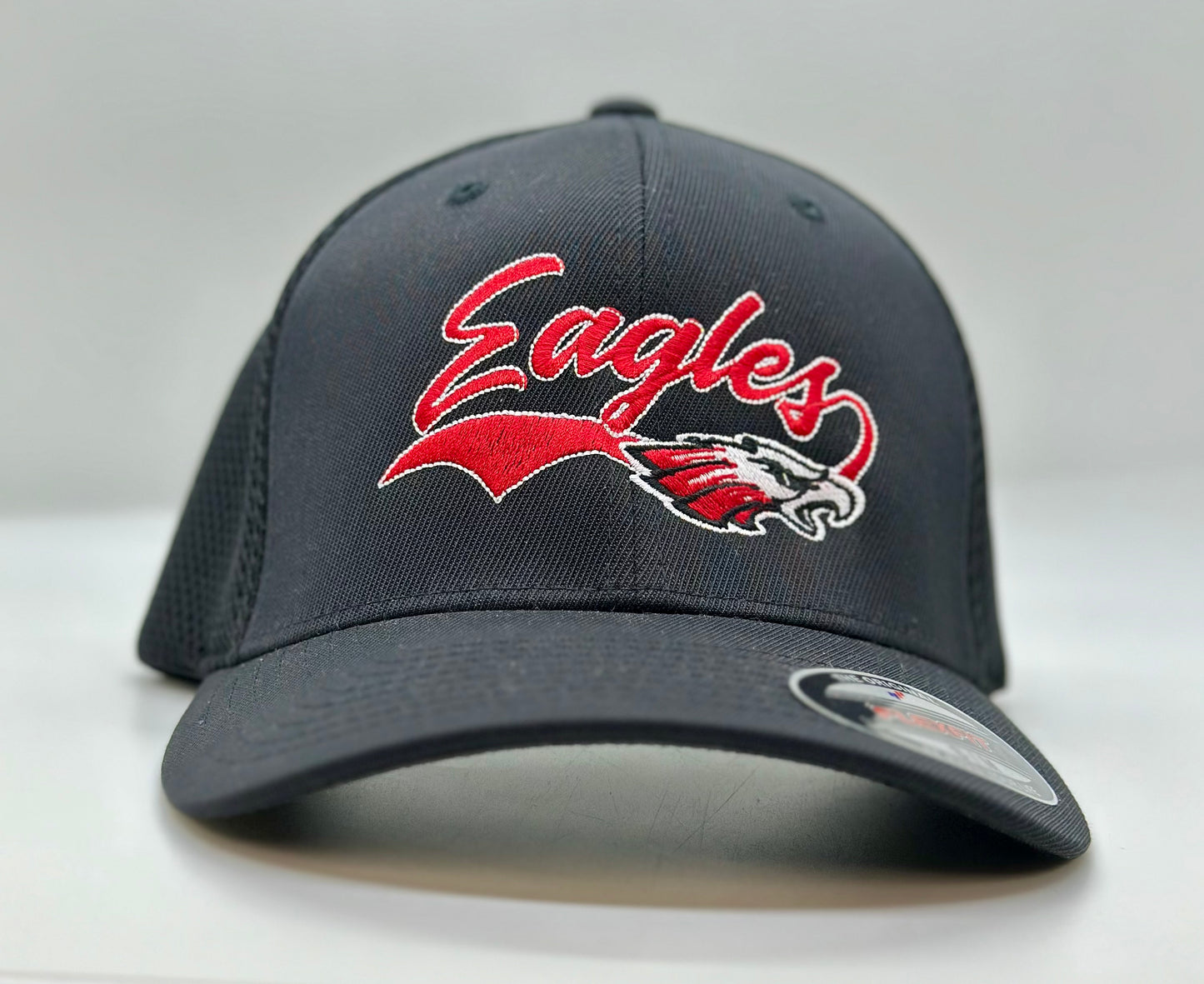 JB Eagles Swoosh Fitted Trucker Hat S/M