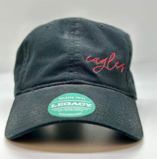 JB Eagles Metallic Script Twill Hat