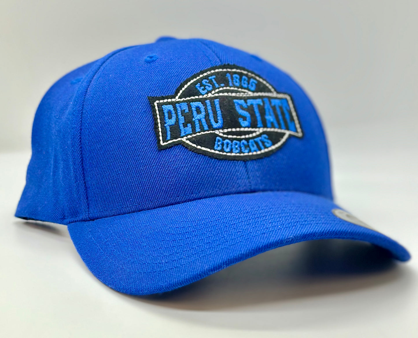 Peru State Bobcats Sweatshirt Patch Hat