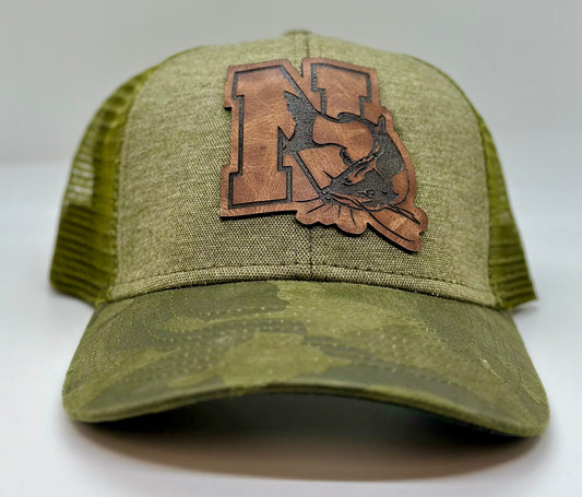 Nebraska Catfish Camo Trucker Hat