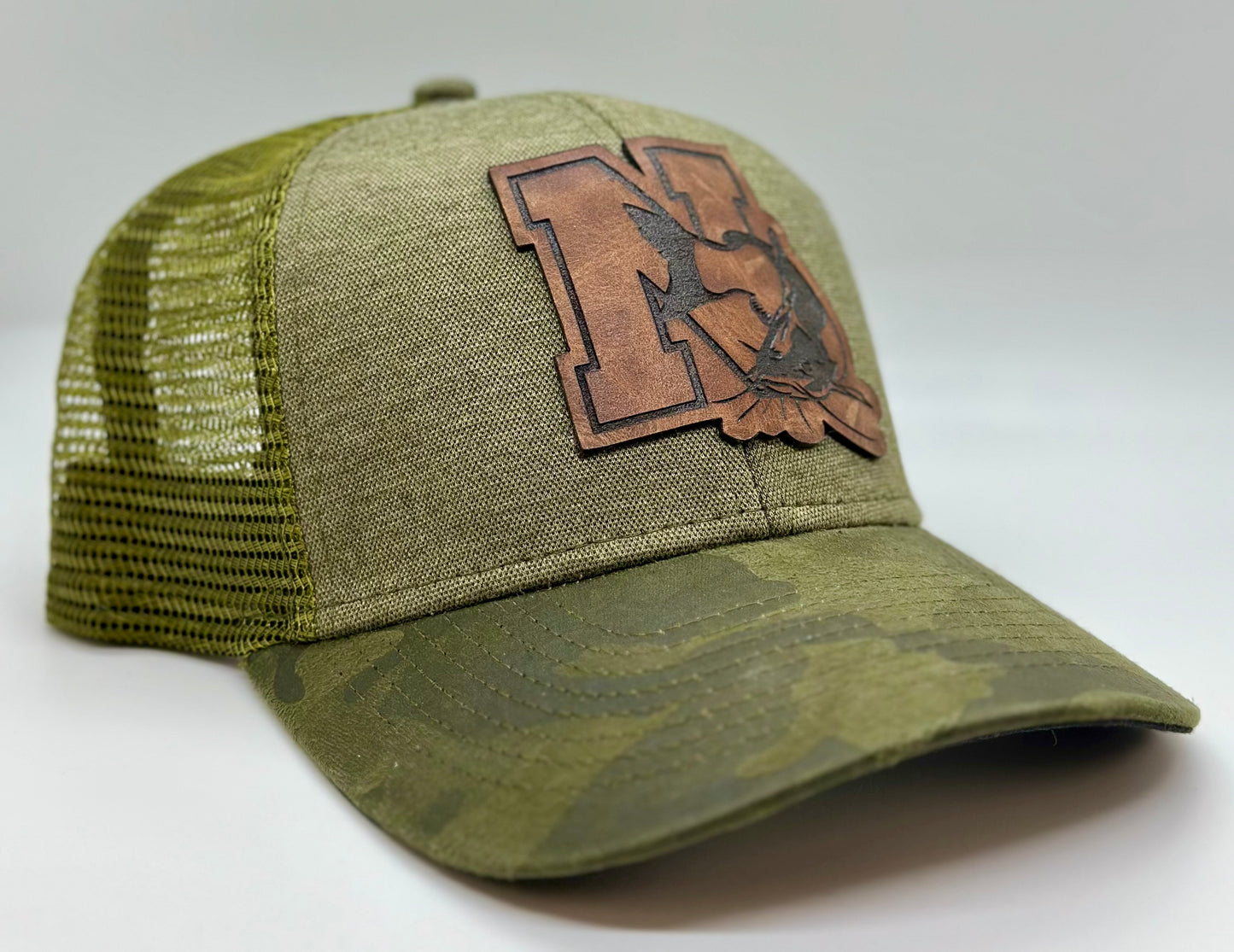 Nebraska Catfish Camo Trucker Hat