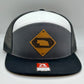 Diamond Nebraska Leather Patch 7 Panel Trucker Hat