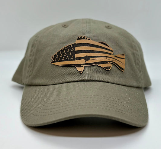 American Fishing Dad Hat