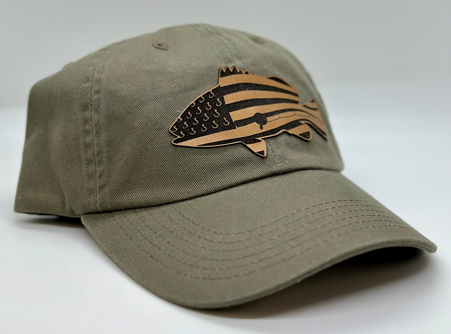 American Fishing Dad Hat