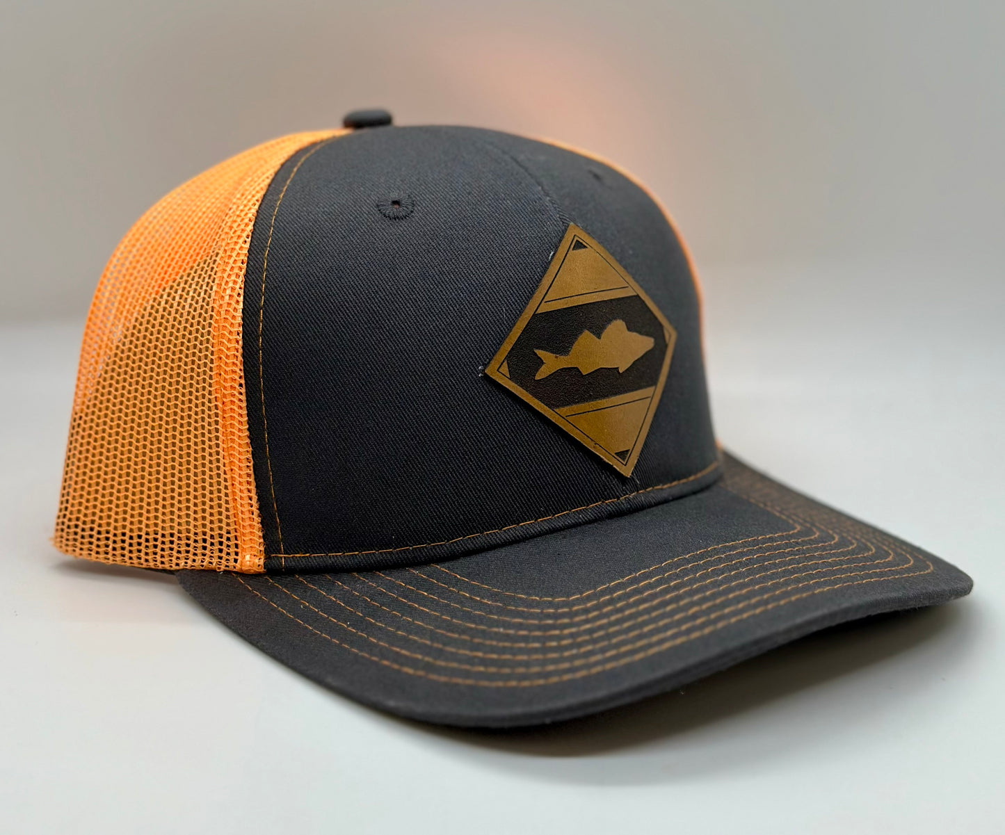 Walleye Diamond Trucker Hat