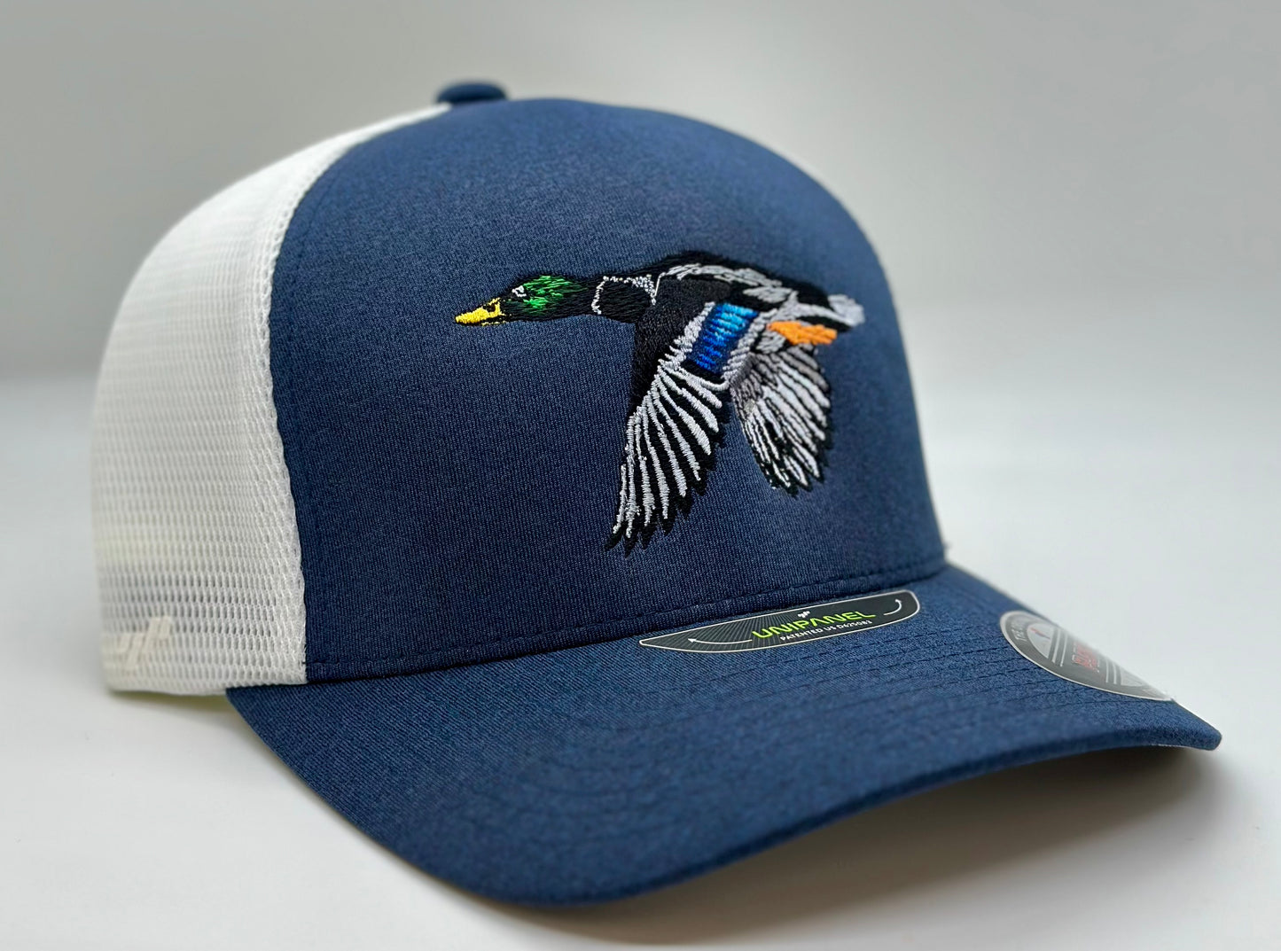 Flying Mallard Trucker Hat - Fitted - Size L/XL