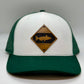 Diamond Catfish Leather Patch Trucker Hat