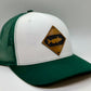 Diamond Catfish Leather Patch Trucker Hat