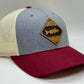 Diamond Catfish Leather Patch Low Profile Trucker Hat