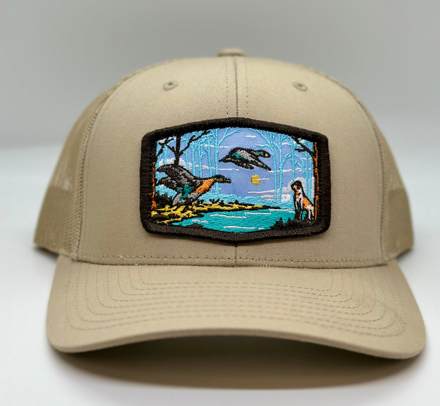 Duck Hunting Scene Trucker Hat