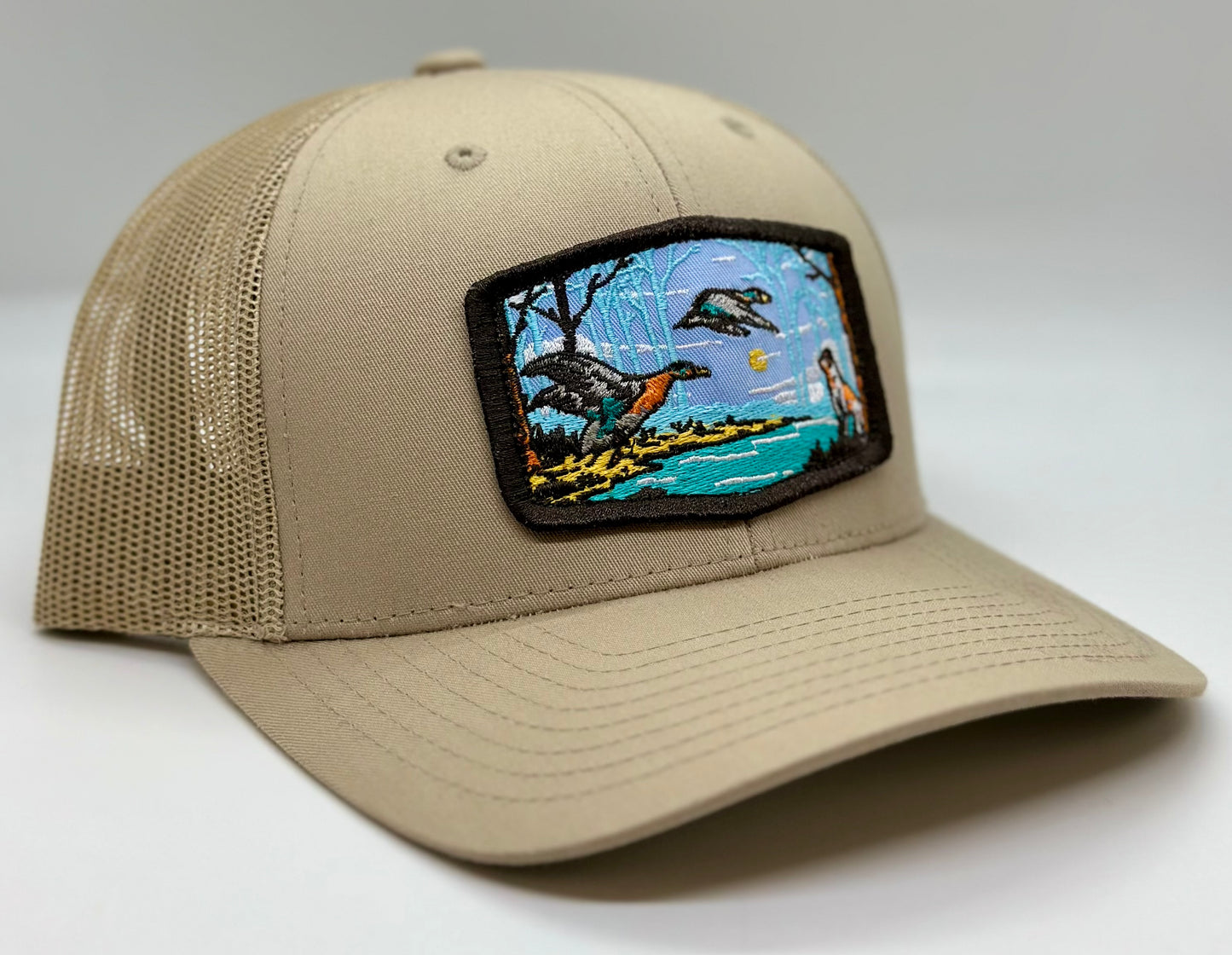 Duck Hunting Scene Trucker Hat