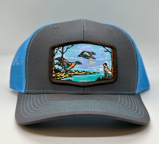 Duck Hunting Scene Trucker Hat