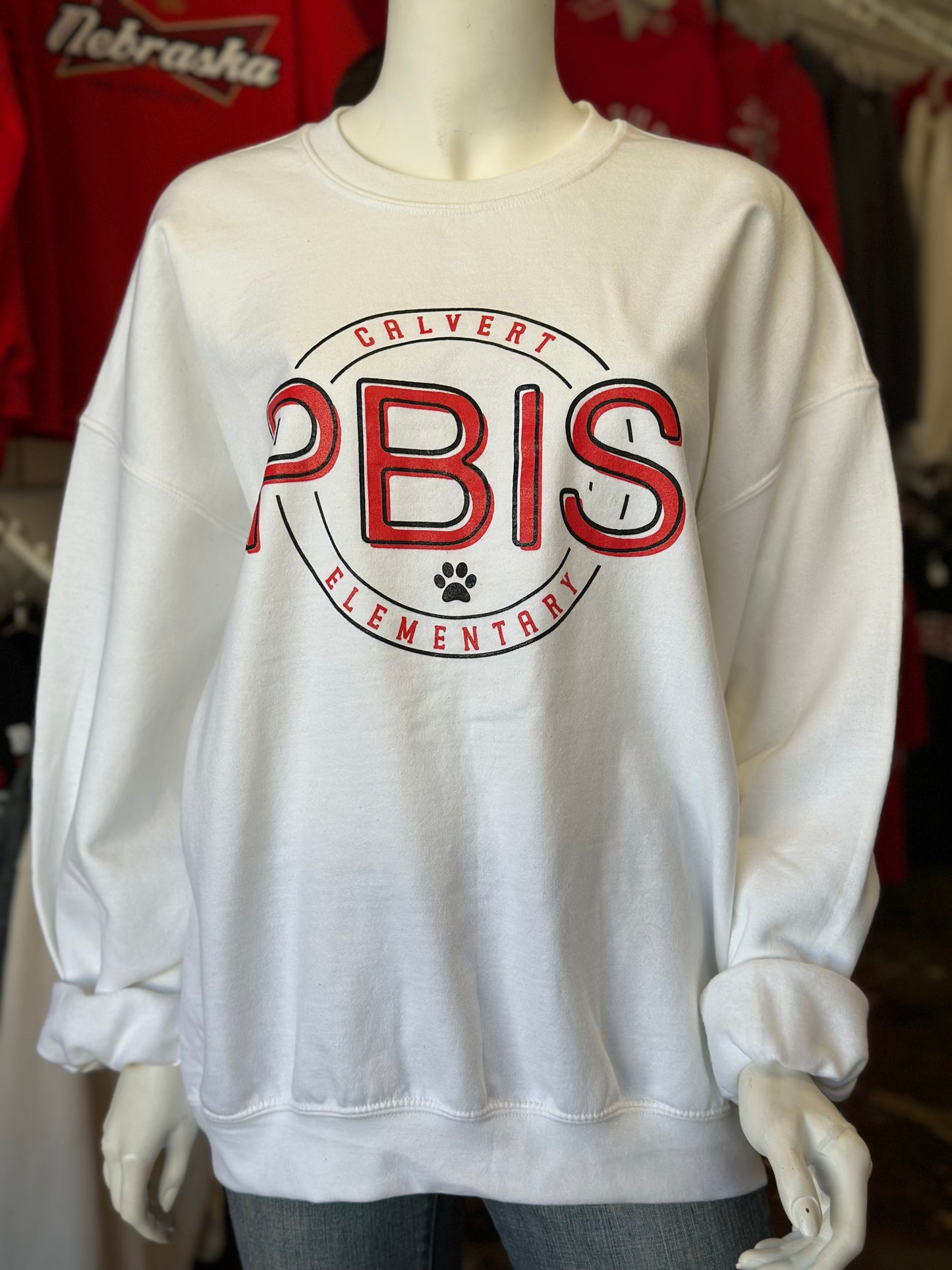 Calvert Elementary PBIS - Gildan Unisex Crewneck Sweatshirt