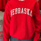 Nebraska Arched - Gildan Unisex Crewneck Sweatshirt