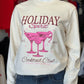 Holiday Spirit Cocktail Club - Comfort Colors Unisex Long Sleeve Tee