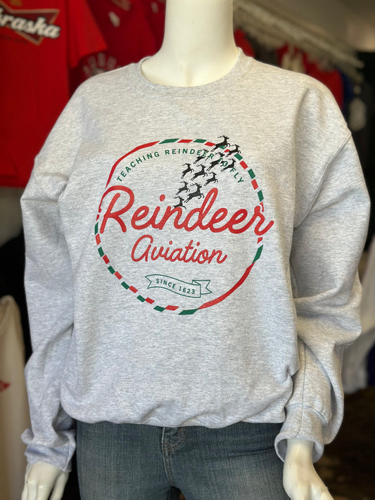 Reindeer Aviation - Gildan Unisex Crewneck Sweatshirt