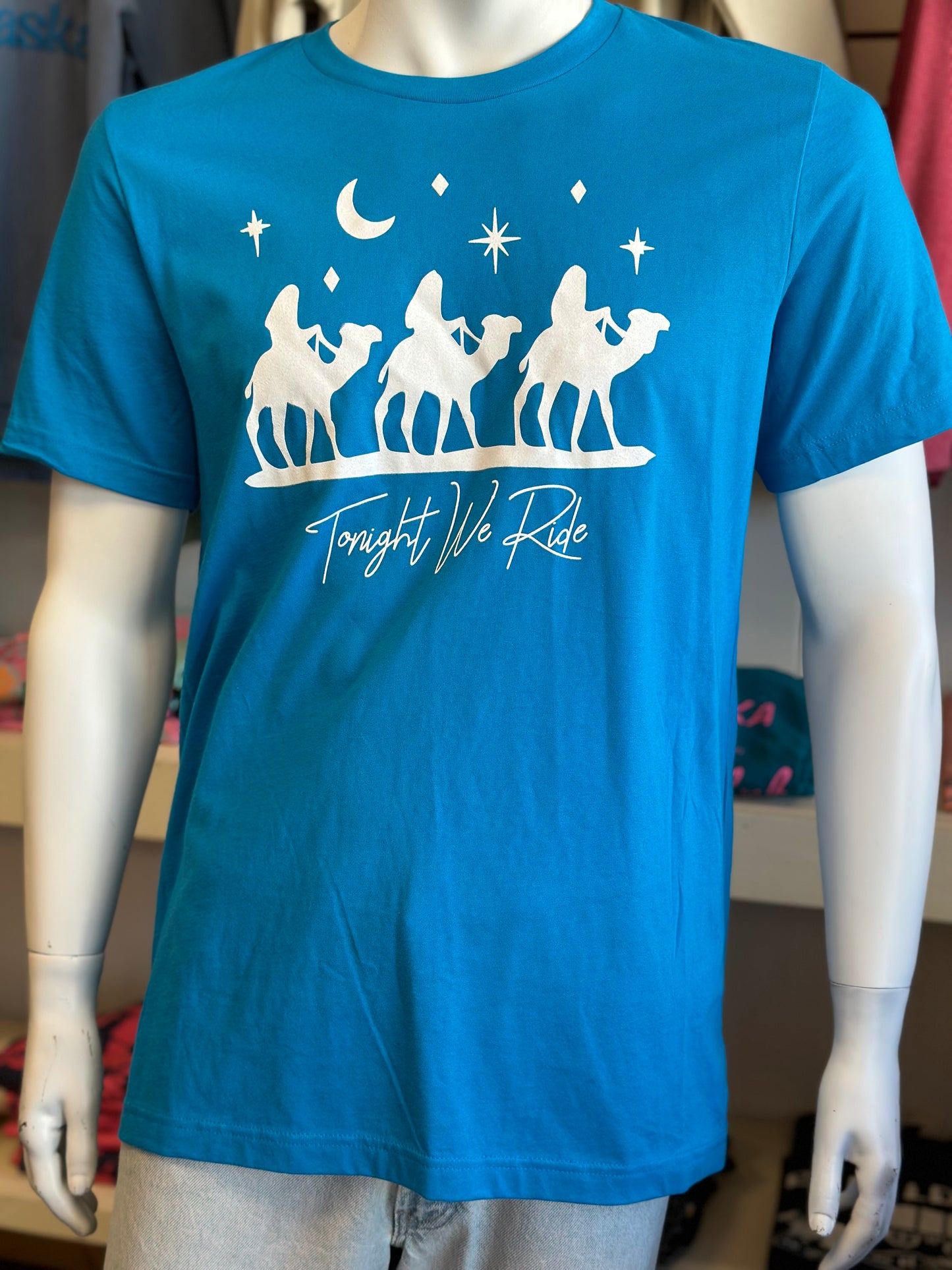 Tonight We Ride Christmas - Bella + Canvas Unisex Tee