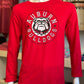 Circle Auburn Bulldogs Design - Bella + Canvas Long Sleeve Unisex Tee