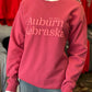 Auburn Nebraska Puff - Comfort Wash Unisex Crewneck