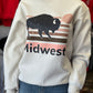 Midwest Buffalo - Gildan Unisex Crewneck Sweatshirt