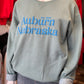 Auburn Nebraska Puff - Comfort Wash Unisex Crewneck