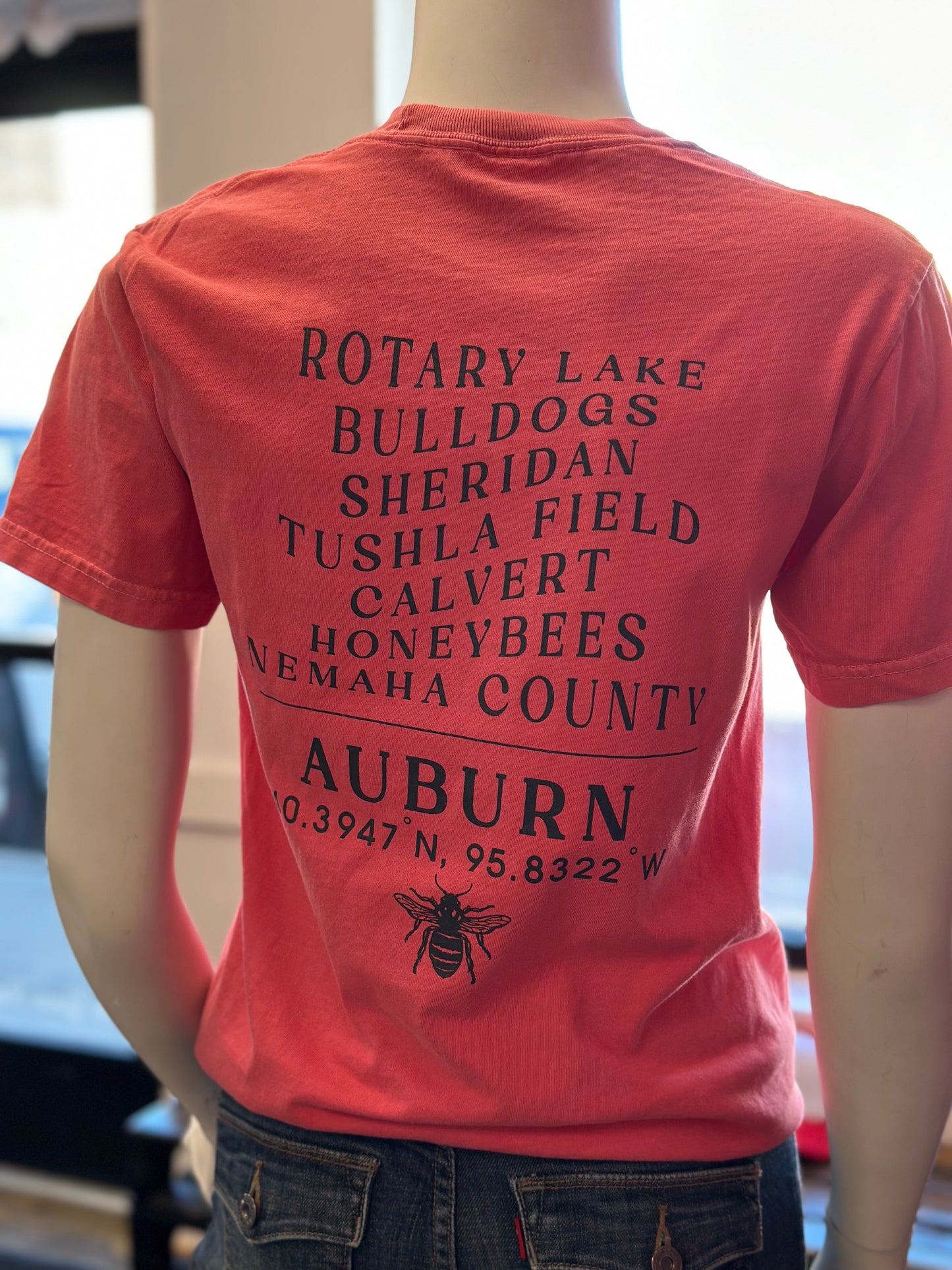 Auburn Nebraska - Comfort Colors Unisex Tee