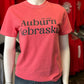 Auburn Nebraska - Comfort Colors Unisex Tee