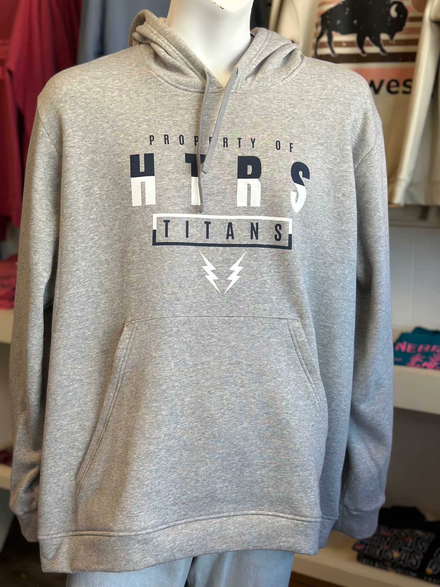 Property of HTRS Titans - Adidas Hooded Sweatshirt