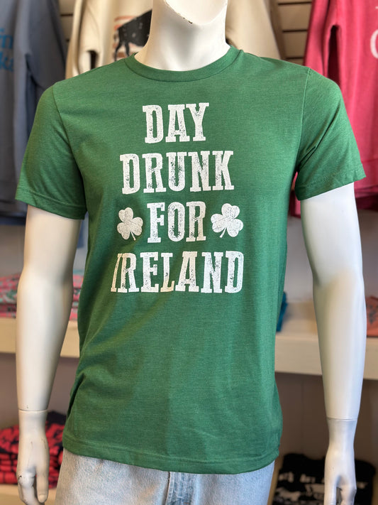 Day Drunk for Ireland - Bella + Canvas Unisex Tee