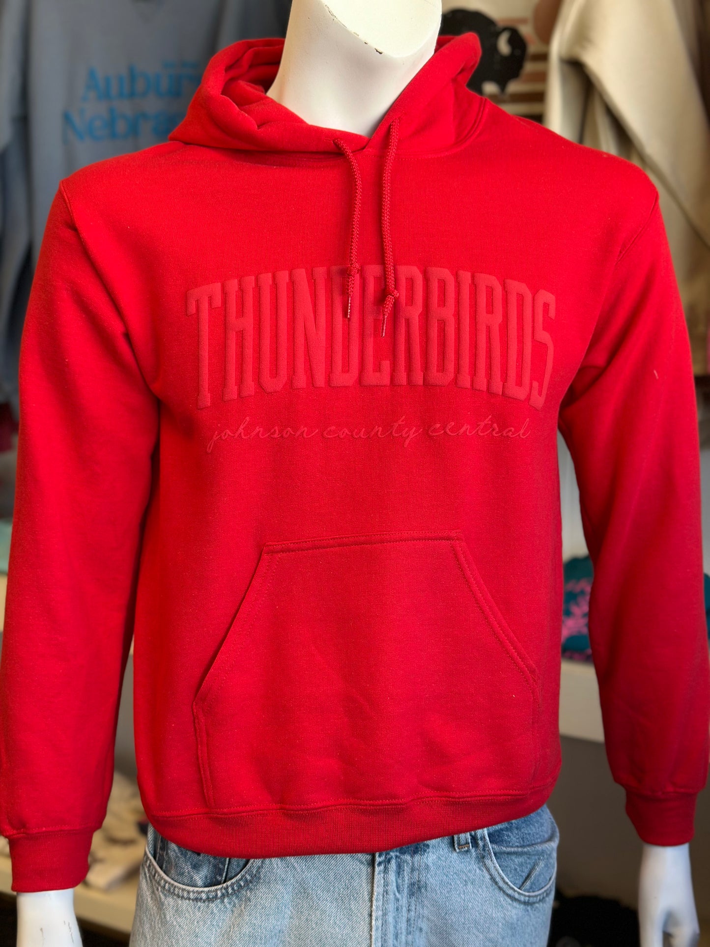 Thunderbirds Puff Tone on Tone - Gildan Unisex Hooded Sweatshirt