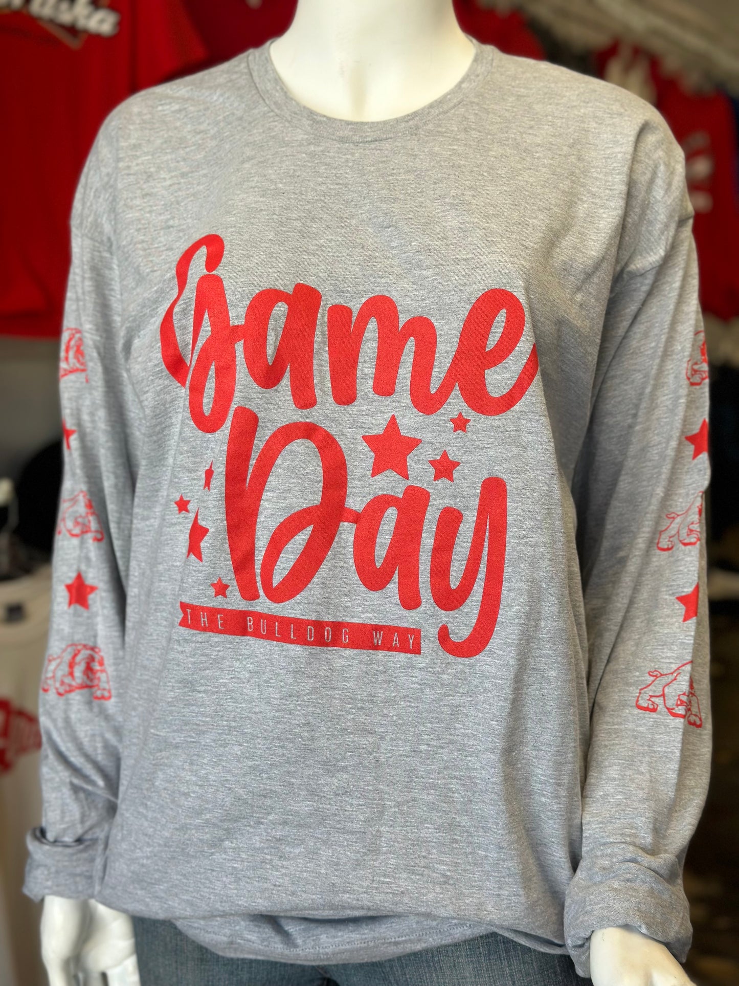 Game Day the Bulldog Way - Tultex Unisex Long Sleeve Tee