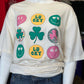 Lucky's Clovers and Smileys - Bella + Canvas Unisex Tee