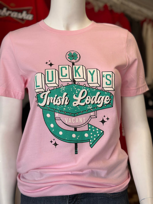 Lucky's Irish Lodge - Bella + Canvas Unisex Tee