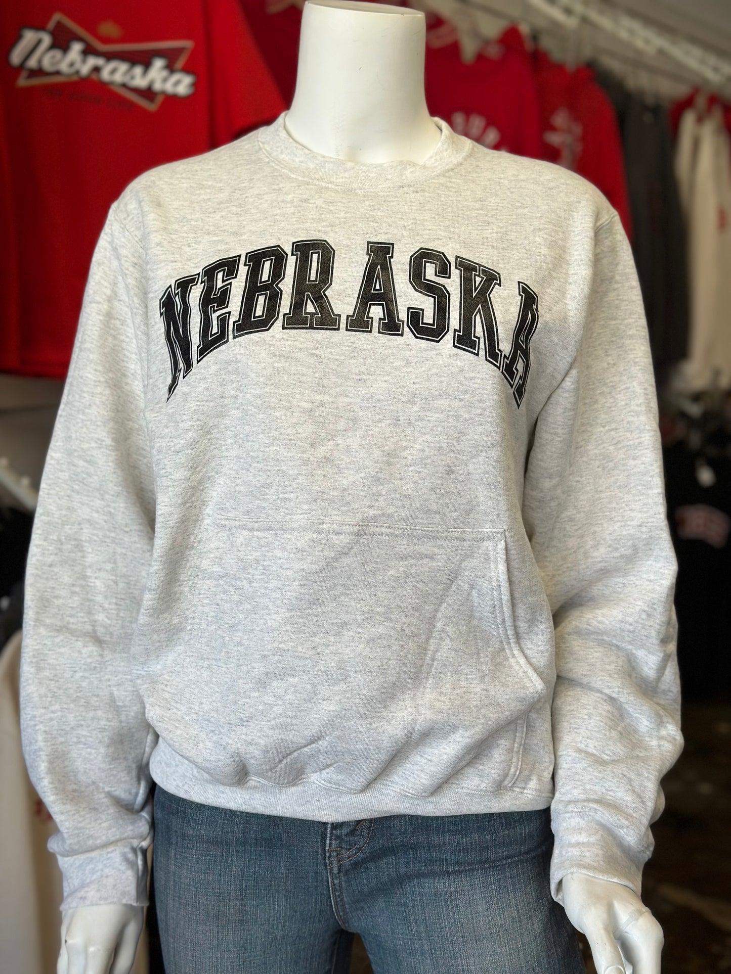 All Things Nebraska - Port & Co Unisex Pocket Crew